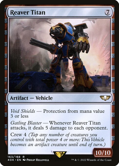 Carta Titán Segador — Warhammer 40,000 Commander · 40K · #163