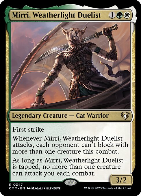 Mirri, duelista del Vientoligero — Commander Masters