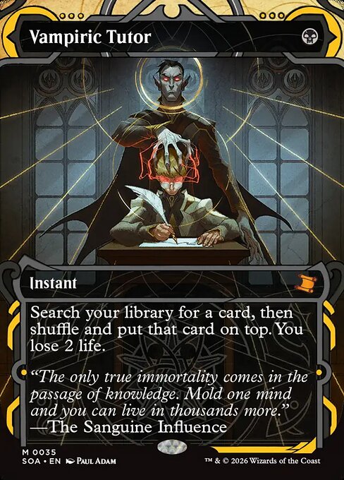 Tutor vampírico — Secrets of Strixhaven Mystical Archive