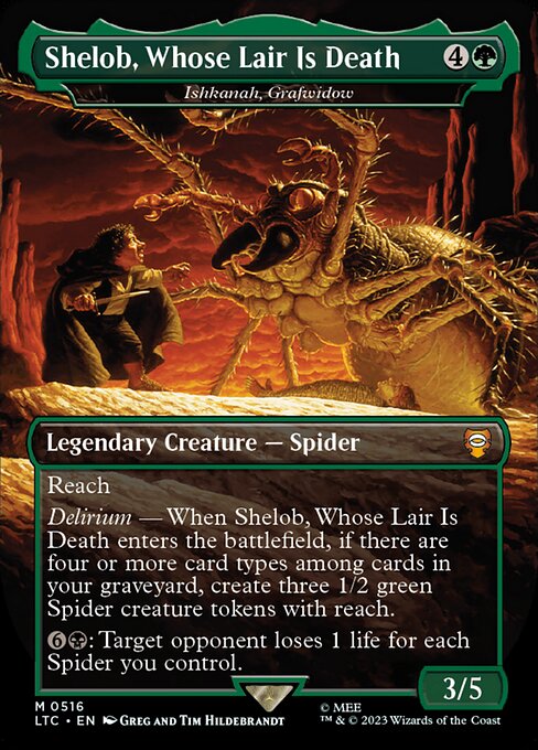 Carta Ishkanah, viuda oscura — Tales of Middle-earth Commander · LTC · #516