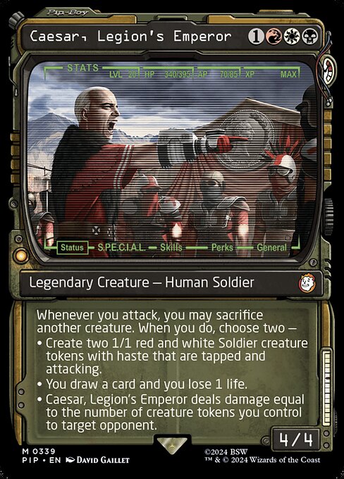 César, emperador de la Legión — Fallout