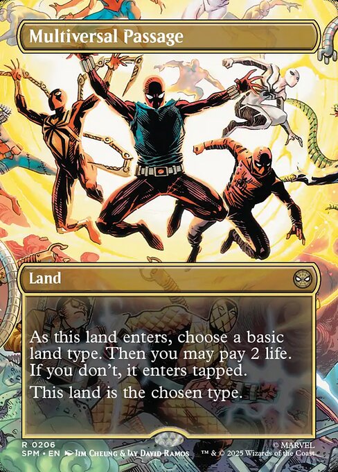 Carta Pasaje multiversal — Marvel's Spider-Man · SPM · #206