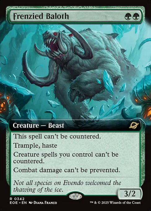 Carta Báloth frenético — Edge of Eternities · EOE · #342