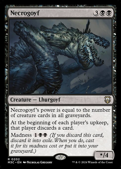 Carta Necrogoyf — Modern Horizons 3 Commander · M3C · #202