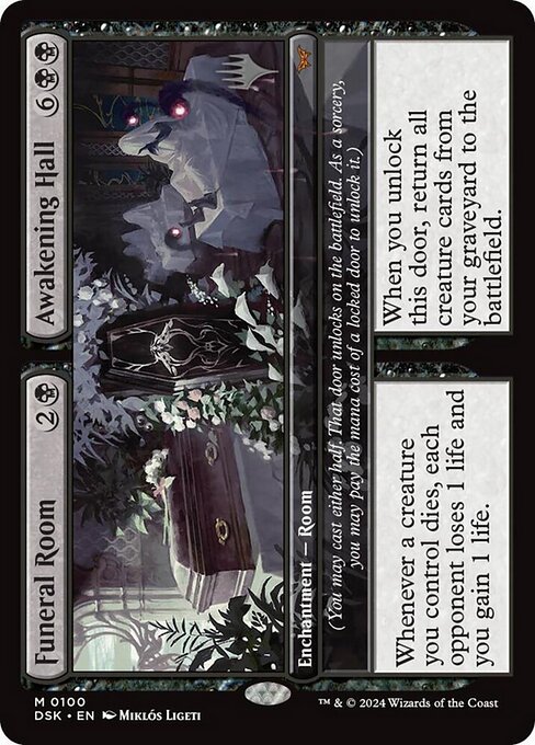 Carta Funeral Room // Awakening Hall — Duskmourn: House of Horror Promos · PDSK · #100p