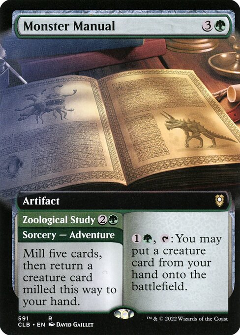 Monster Manual // Zoological Study — Commander Legends: Battle for Baldur's Gate