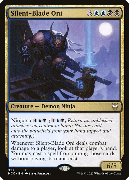 Oni hoja silenciosa — New Capenna Commander
