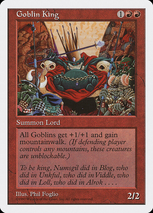 Rey trasgo — Fifth Edition