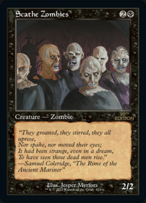 Zombies dañinos — 30th Anniversary Edition