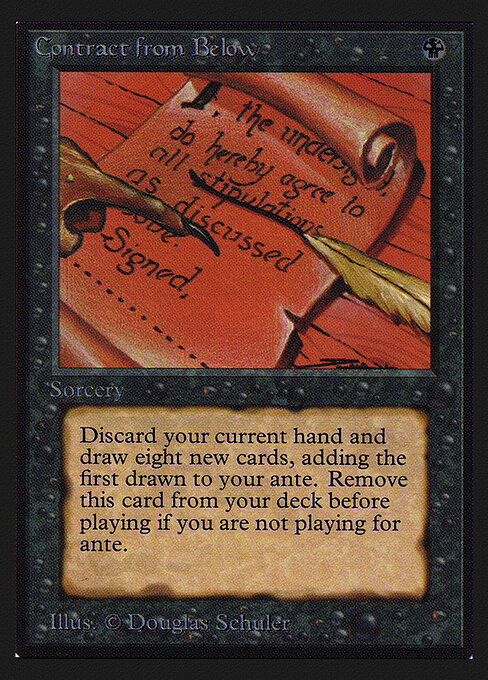 Carta Contract from Below — Collectors' Edition · CED · #97