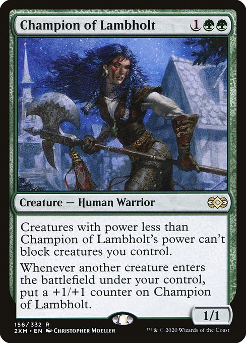 Campeona de Lambholt — Double Masters