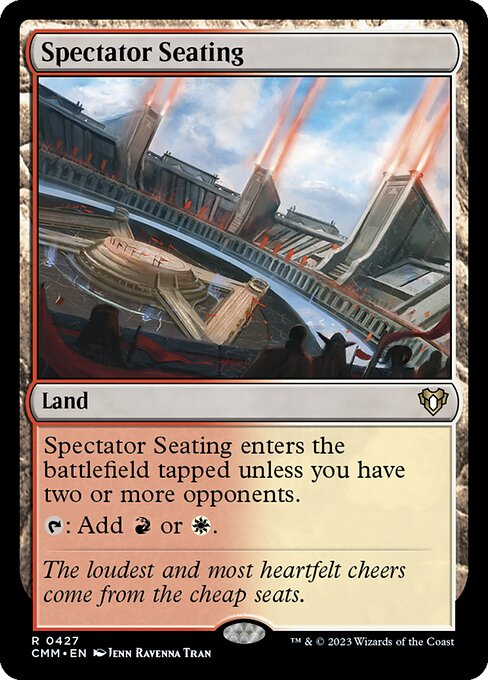 Grada de los espectadores — Commander Masters