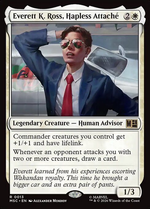 Everett K. Ross, agregado aciago — Marvel Super Heroes Commander