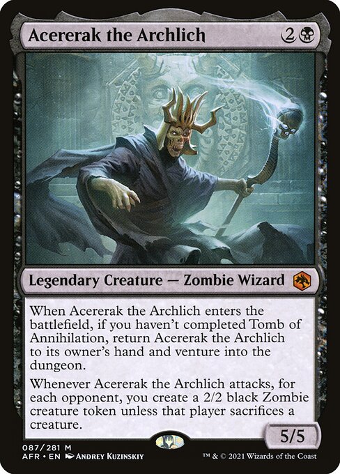 Acererak, el Archiliche — Adventures in the Forgotten Realms