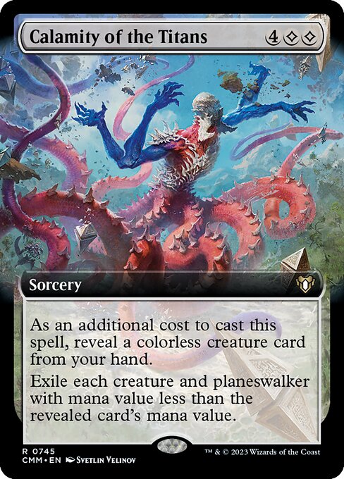 Calamity of the Titans — Commander Masters