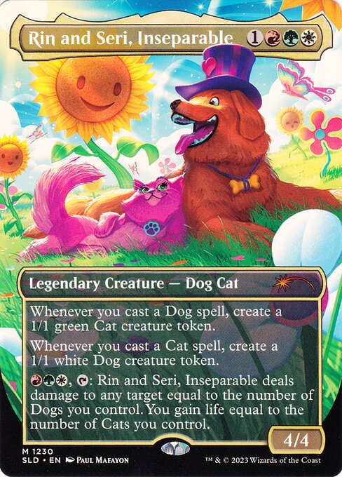 Carta Rin y Seri, inseparables — Secret Lair Drop · SLD · #1230
