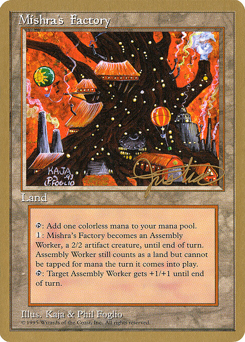 Carta Factoría de Mishra — Pro Tour Collector Set · PTC · #mj361