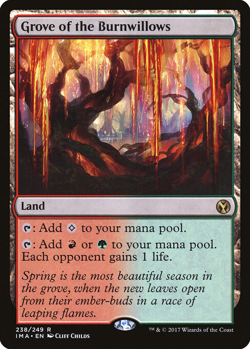 Arboleda de los sauces ardientes — Iconic Masters