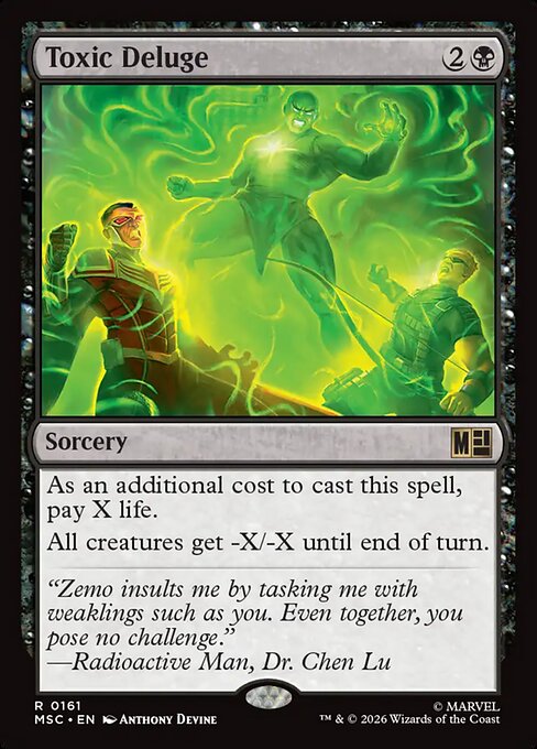 Diluvio tóxico — Marvel Super Heroes Commander