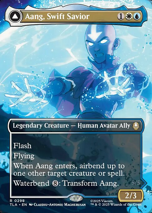 Aang, Swift Savior // Aang and La, Ocean's Fury — Avatar: The Last Airbender