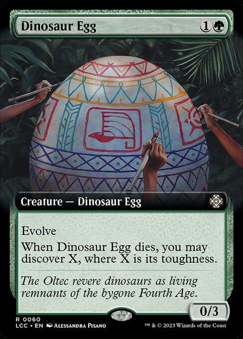 Carta Huevo de dinosaurio — The Lost Caverns of Ixalan Commander · LCC · #60