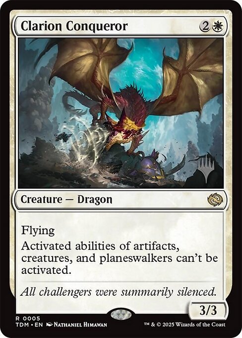 Clarion Conqueror // Clarion Conqueror — Tarkir: Dragonstorm Promos