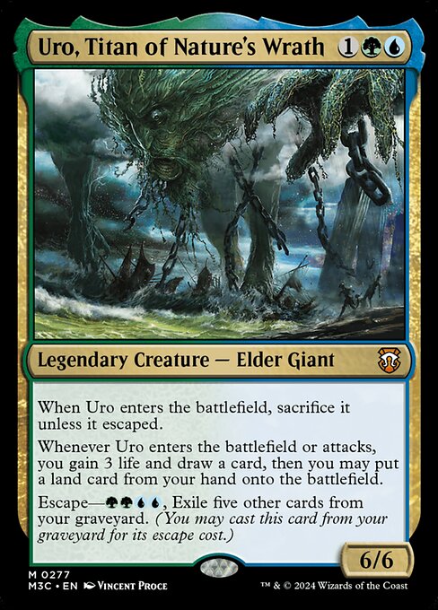 Uro, titán de la ira de la naturaleza — Modern Horizons 3 Commander