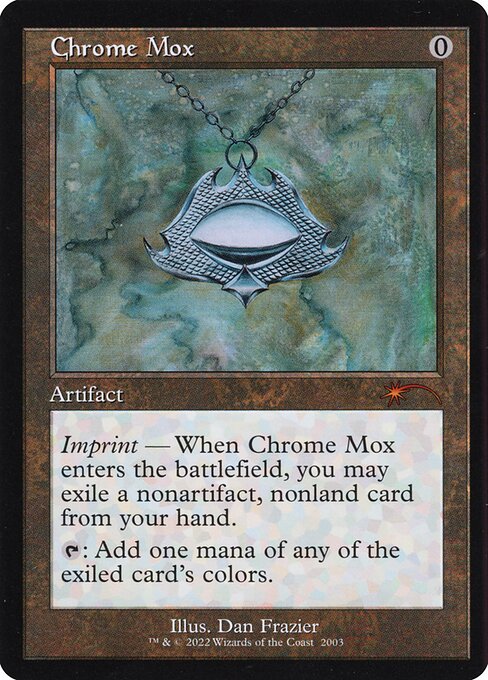 Carta Mox de cromo — Secret Lair Countdown · SLC · #2003