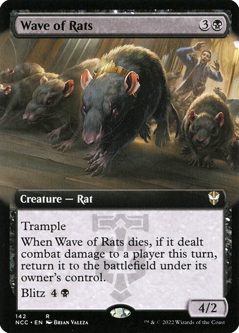 Carta Oleada de ratas — New Capenna Commander · NCC · #142