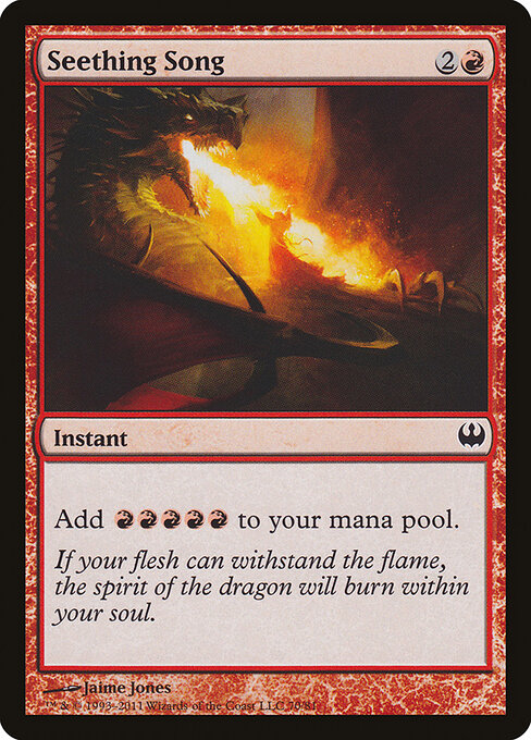 Canción hirviente — Duel Decks: Knights vs. Dragons