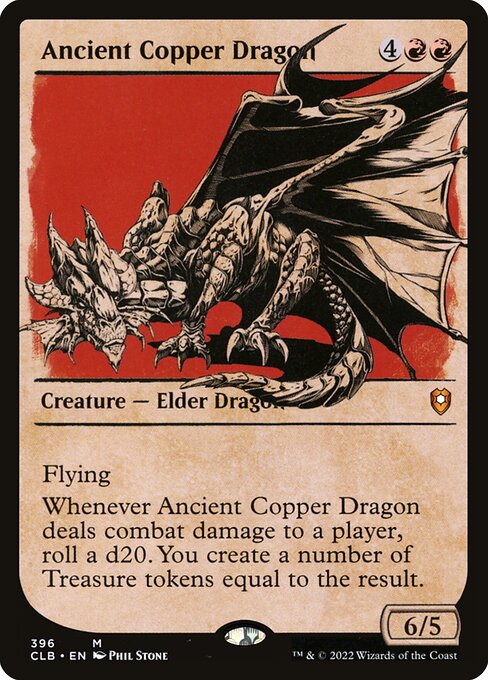 Dragón de cobre anciano — Commander Legends: Battle for Baldur's Gate