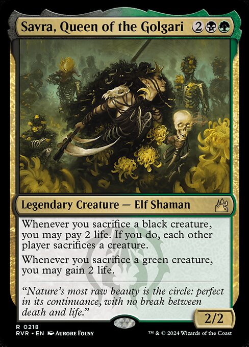 Savra, reina de los golgari