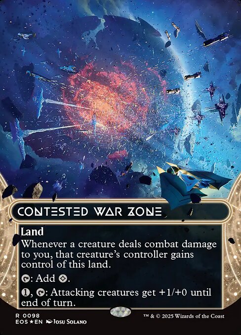 Carta Zona de guerra en disputa — Edge of Eternities: Stellar Sights · EOS · #98