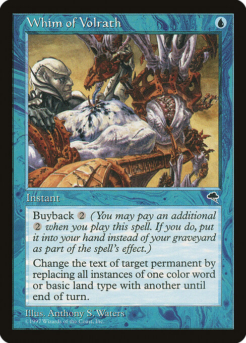 Carta Capricho de Volrath — Tempest · TMP · #102