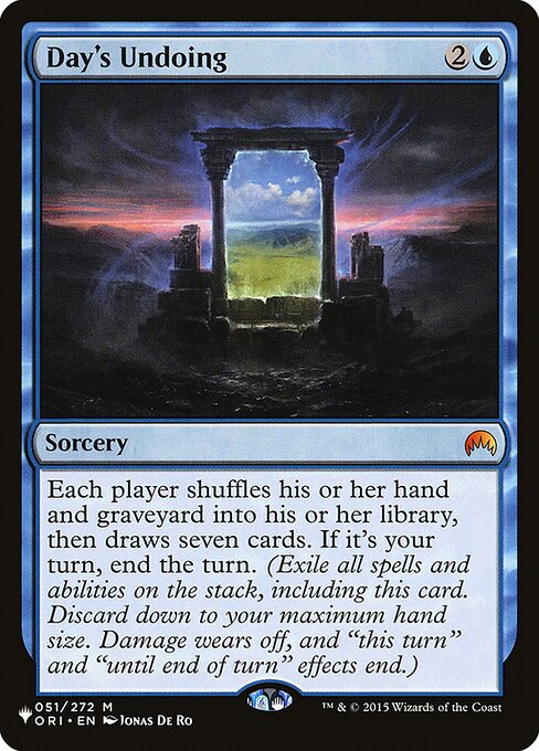 Carta Jornada revocada — The List · PLST · #ORI-51