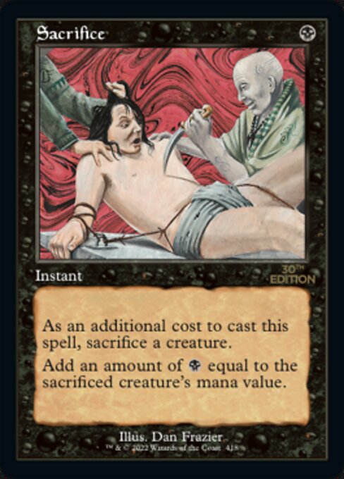 Sacrificar — 30th Anniversary Edition
