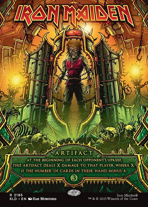 Carta Doncella de hierro — Secret Lair Drop · SLD · #2185