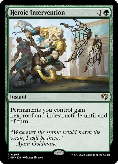 Intervención heroica — Commander Masters
