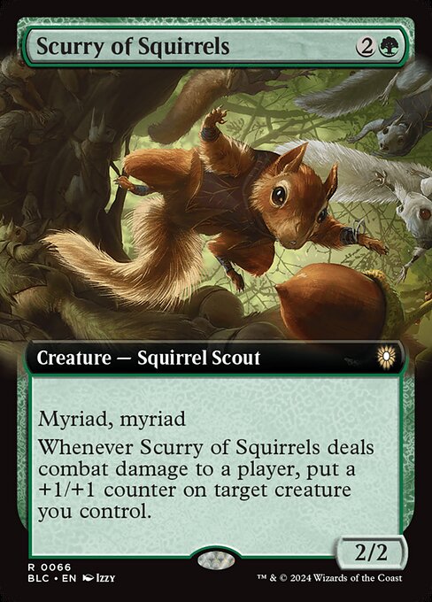 Carta Scurry of Squirrels — Bloomburrow Commander · BLC · #66