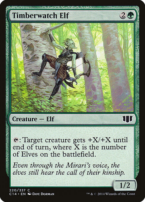 Elfo vigilabosques — Commander 2014