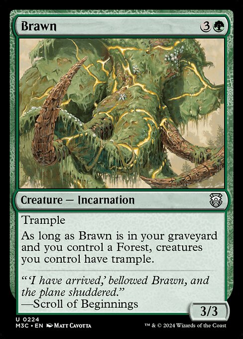 Carta Puro músculo — Modern Horizons 3 Commander · M3C · #224