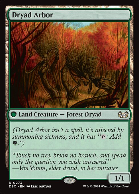 Dríada enramada — Duskmourn: House of Horror Commander