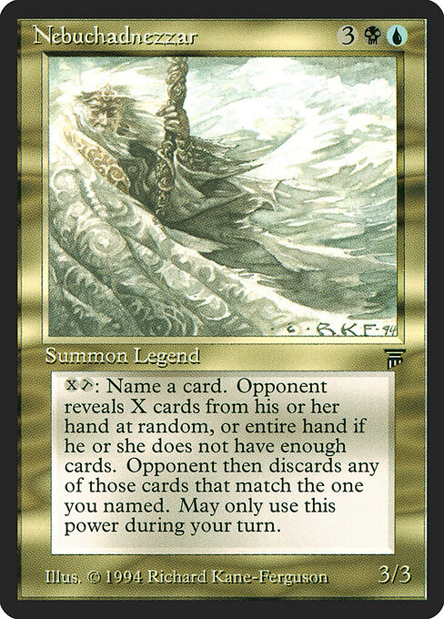 Carta Nebuchadnezzar — Legends · LEG · #245