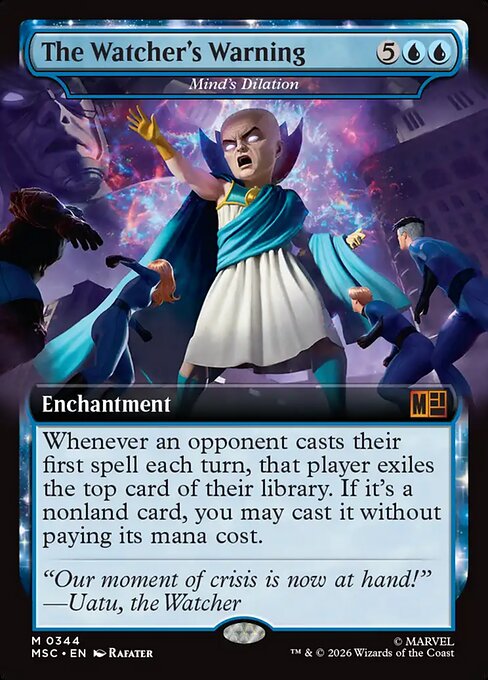 Carta Expandir la mente — Marvel Super Heroes Commander · MSC · #344