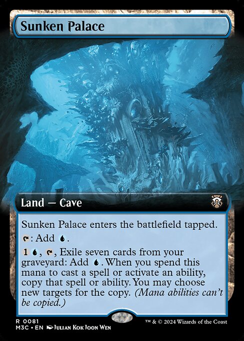 Carta Sunken Palace — Modern Horizons 3 Commander · M3C · #81