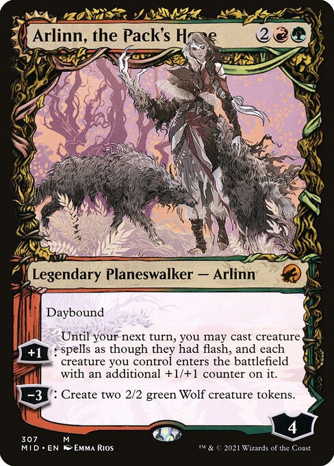Arlinn, the Pack's Hope // Arlinn, the Moon's Fury — Innistrad: Midnight Hunt