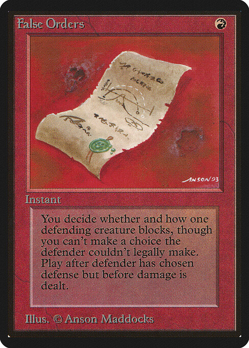 False Orders — Limited Edition Beta