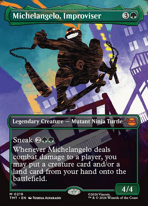 Michelangelo, improvisador — Teenage Mutant Ninja Turtles