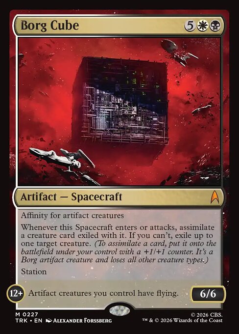 Carta Borg Cube — Star Trek · TRK · #227