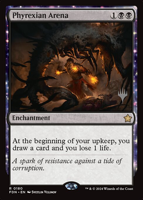 Carta Arena pirexiana — Foundations Promos · PFDN · #180p